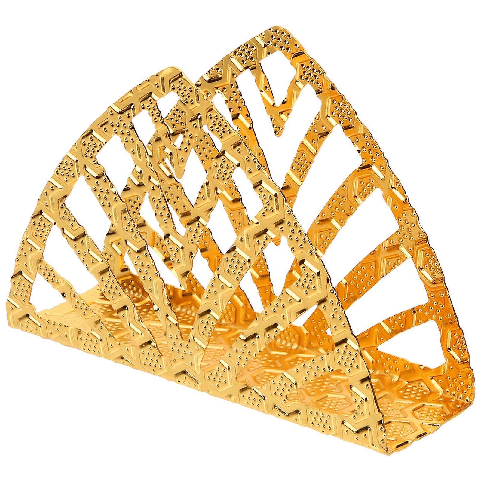 Napkin Storage Stand Iron Tissue Holder Tableware Occasion Dining Use 1Set