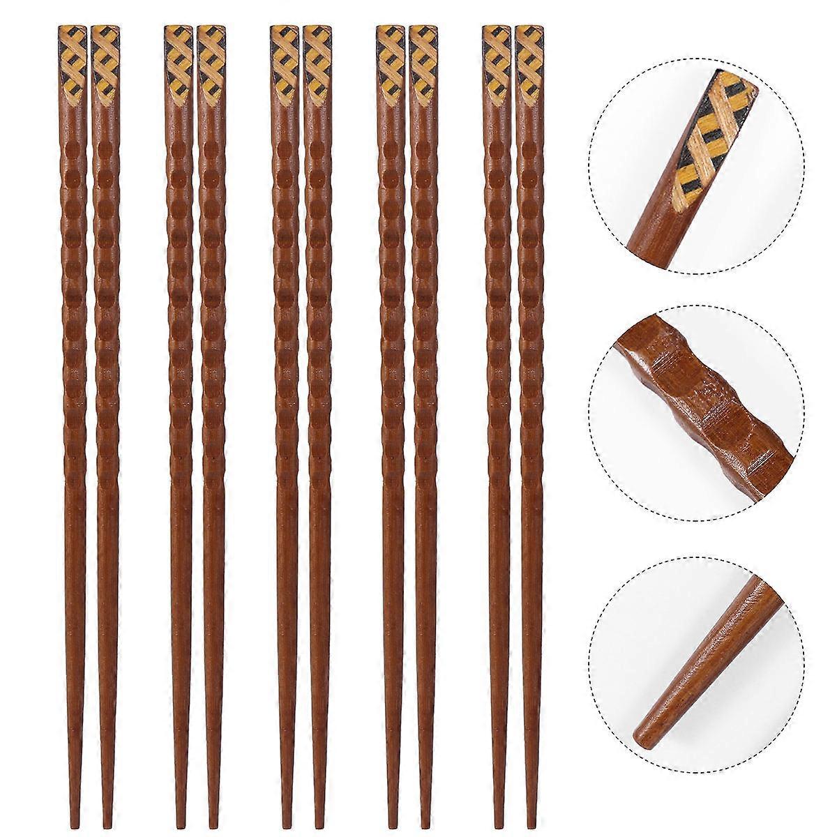 Chopsticks Set Daily Use Tableware 23x1CM 5 Pairs