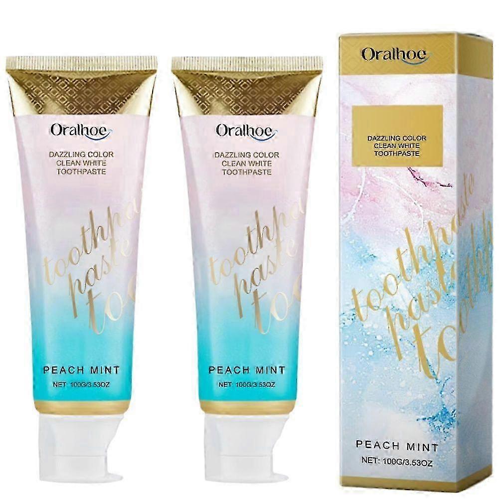 Peachloft Toothpaste,Peachloft Teeth Whitening Toothpaste,Peach Mint Toothpastes 2025