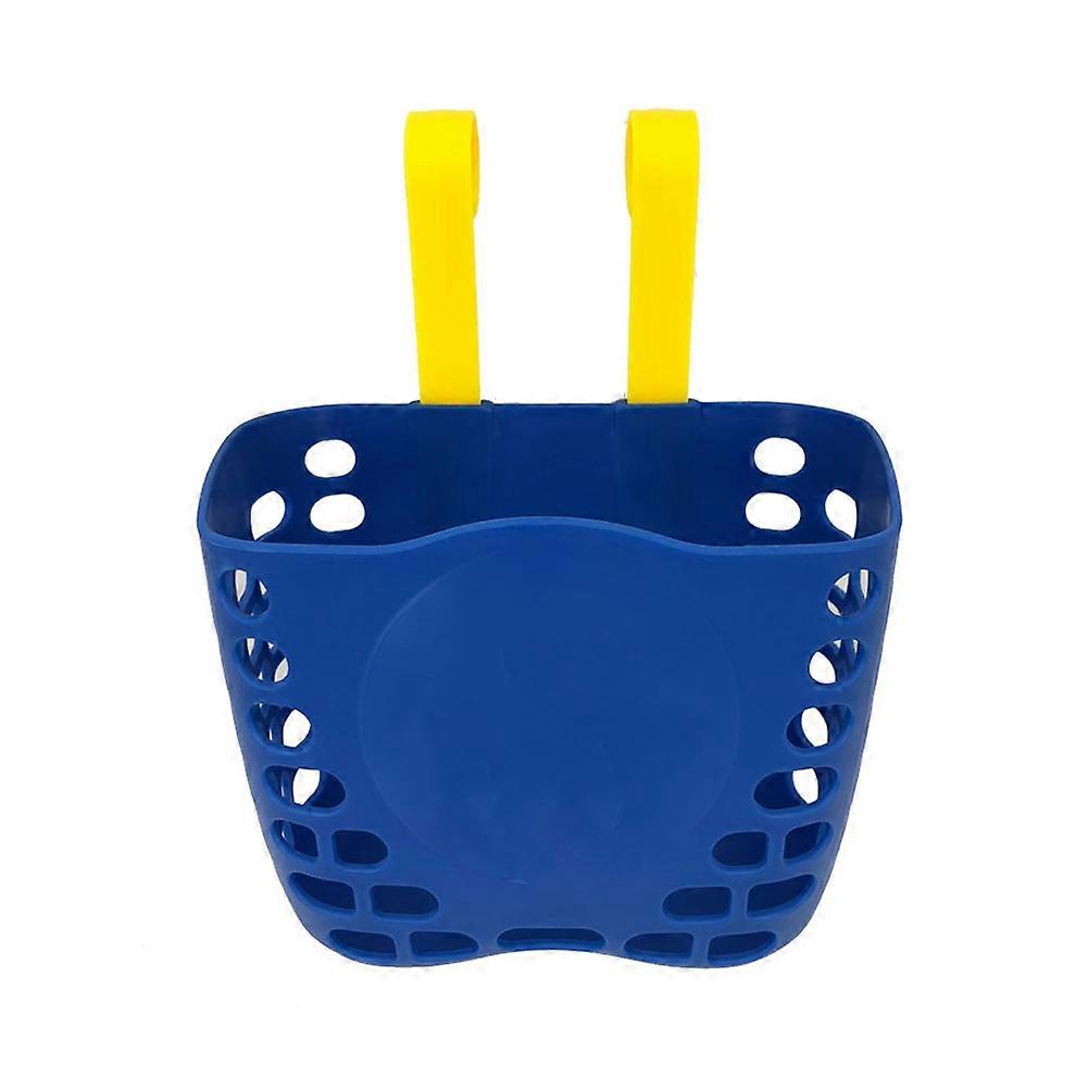 Kid's Bike Basket Plastic Hanging Handlebar Basket with Shark Pattern