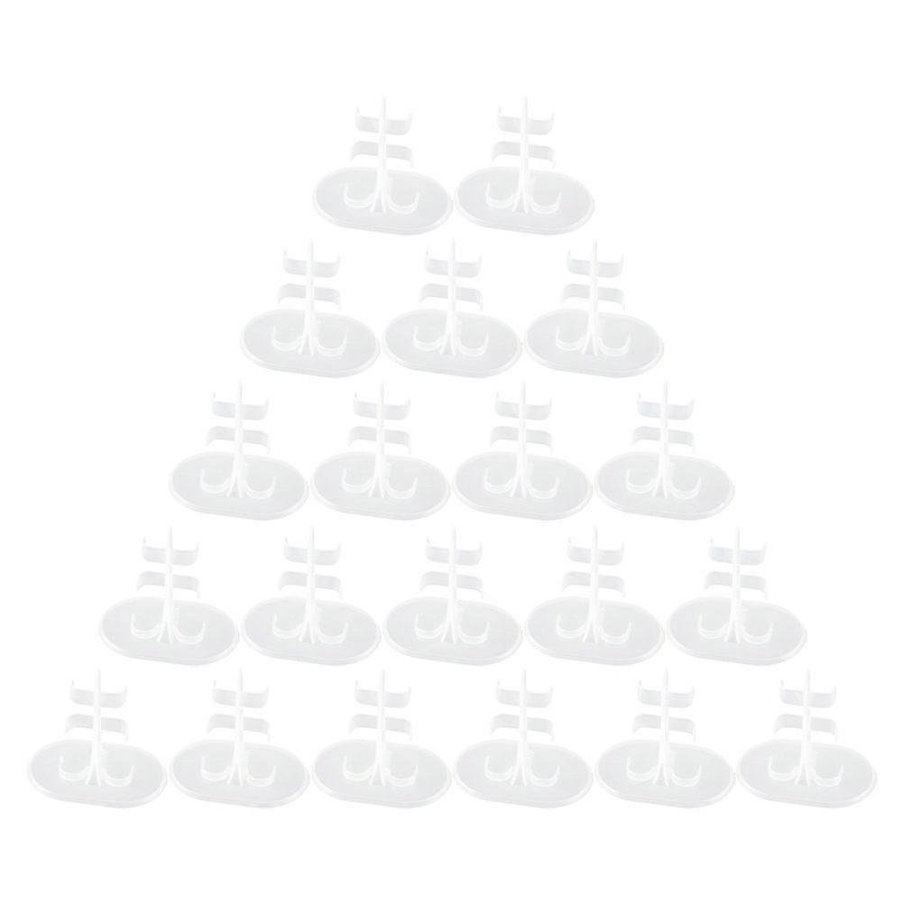 Doll Display Rack PVC Practical Stand for Decoration 1Set Transparent