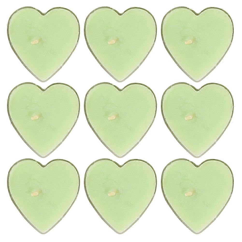 Proposal Candles Romantic Heart Shaped Tealight for Decor 9Pcs Decorative