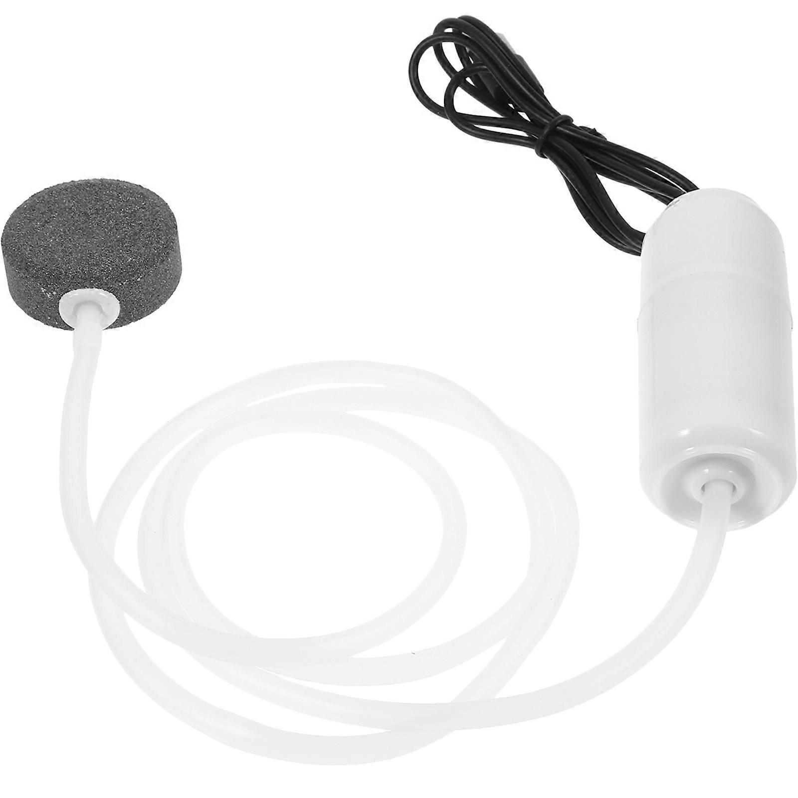 White Plastic Oxygenation Pump for Fish Tank Use Silent and Portable with Multifunctional Design