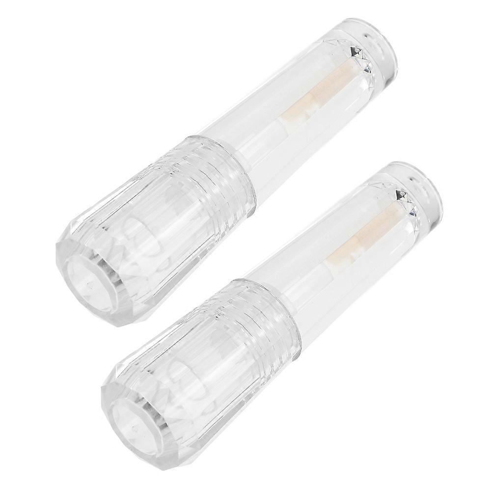 Transparent Lip Gloss Container Plastic Tubes for Makeup 4Pcs Travel Use