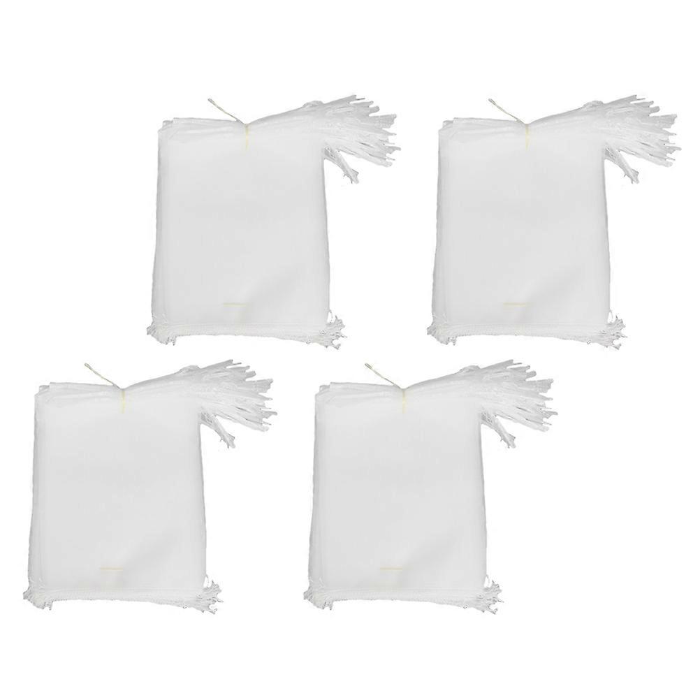 Garden Insect Netting Bags Fruit Mesh Covers with Drawstring 100Pcs