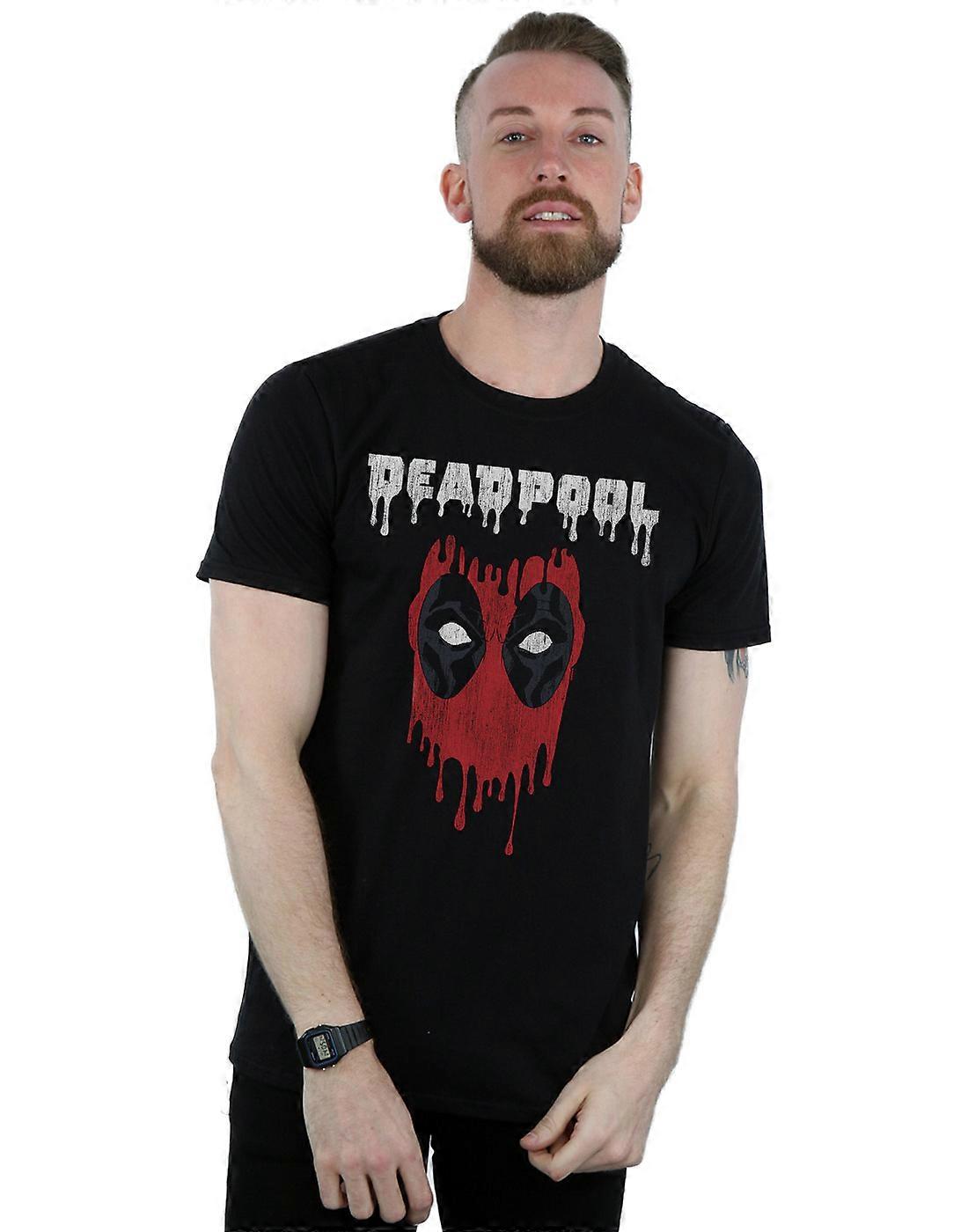 Marvel miesten Deadpool Dripping Head T-paita