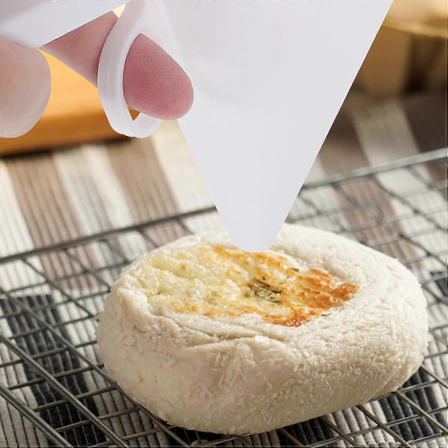 Handheld Cake Decorating Funnel Baking Icing Dispenser with Comfortable Grip, Plastic, 2pcs