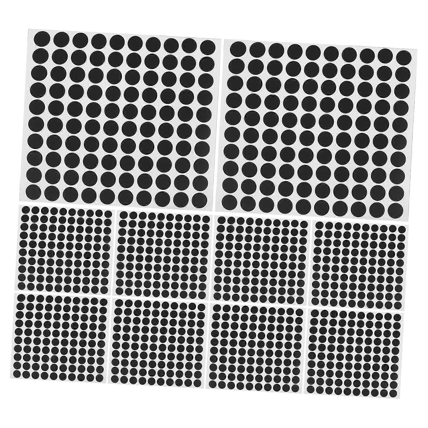 LED Light Blocking Stickers 10 Sheets Blackout Dots for Electronics Sleep Aid Residue Removal