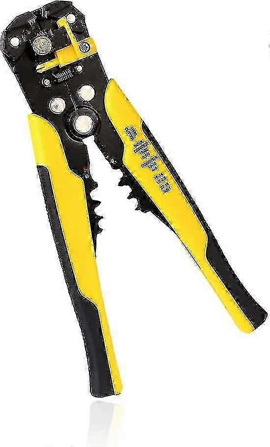 Wire Stripper, Automatic Wire Stripper, Stripping, Cutting, Crimping 3 In 1, Yellow