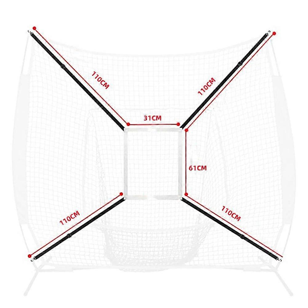 Baseball Full Strike Zone Target, Adjustable Target Baseball Practice Target for Softball Baseball for Pitcher Training