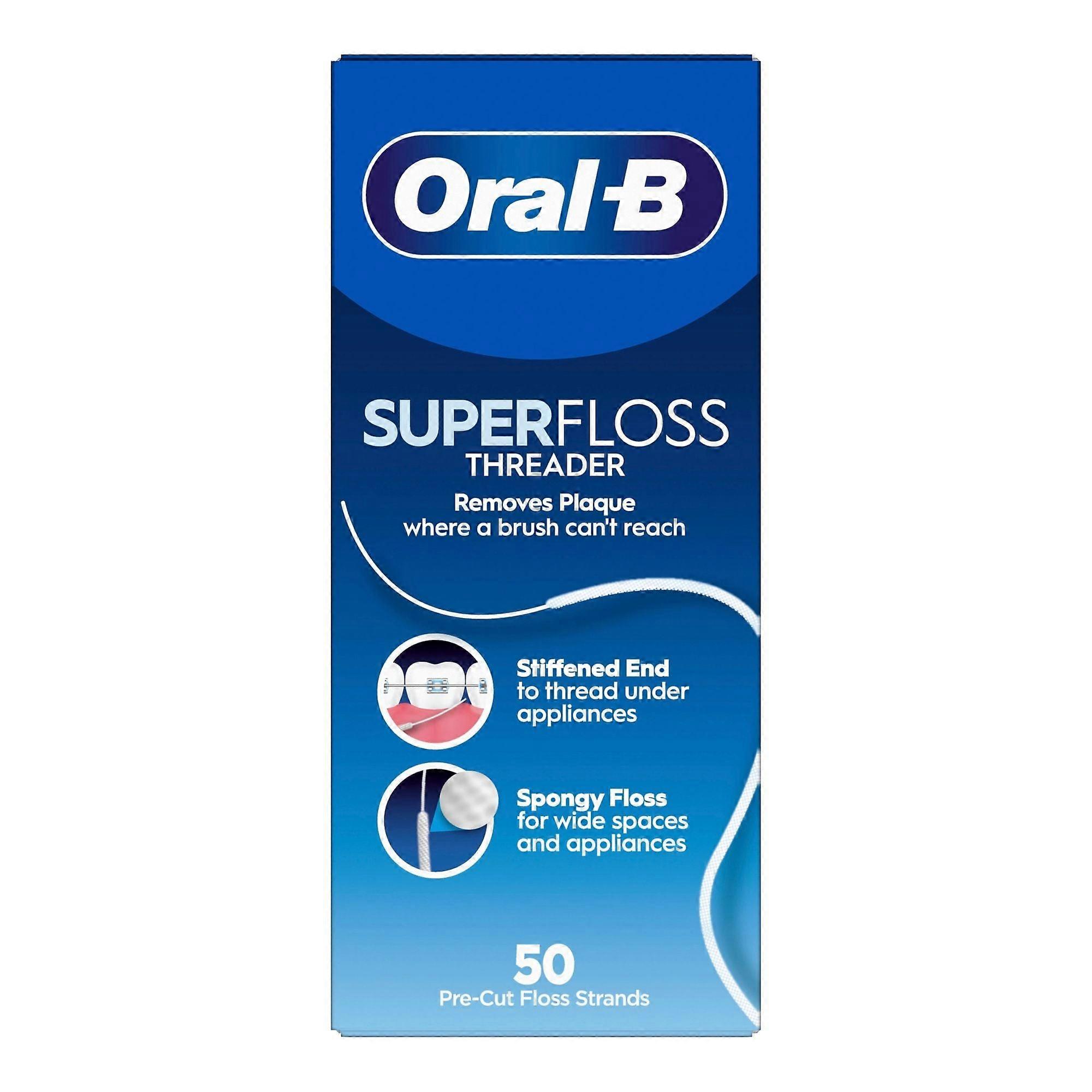 Oral-b Super Floss Threader 50m