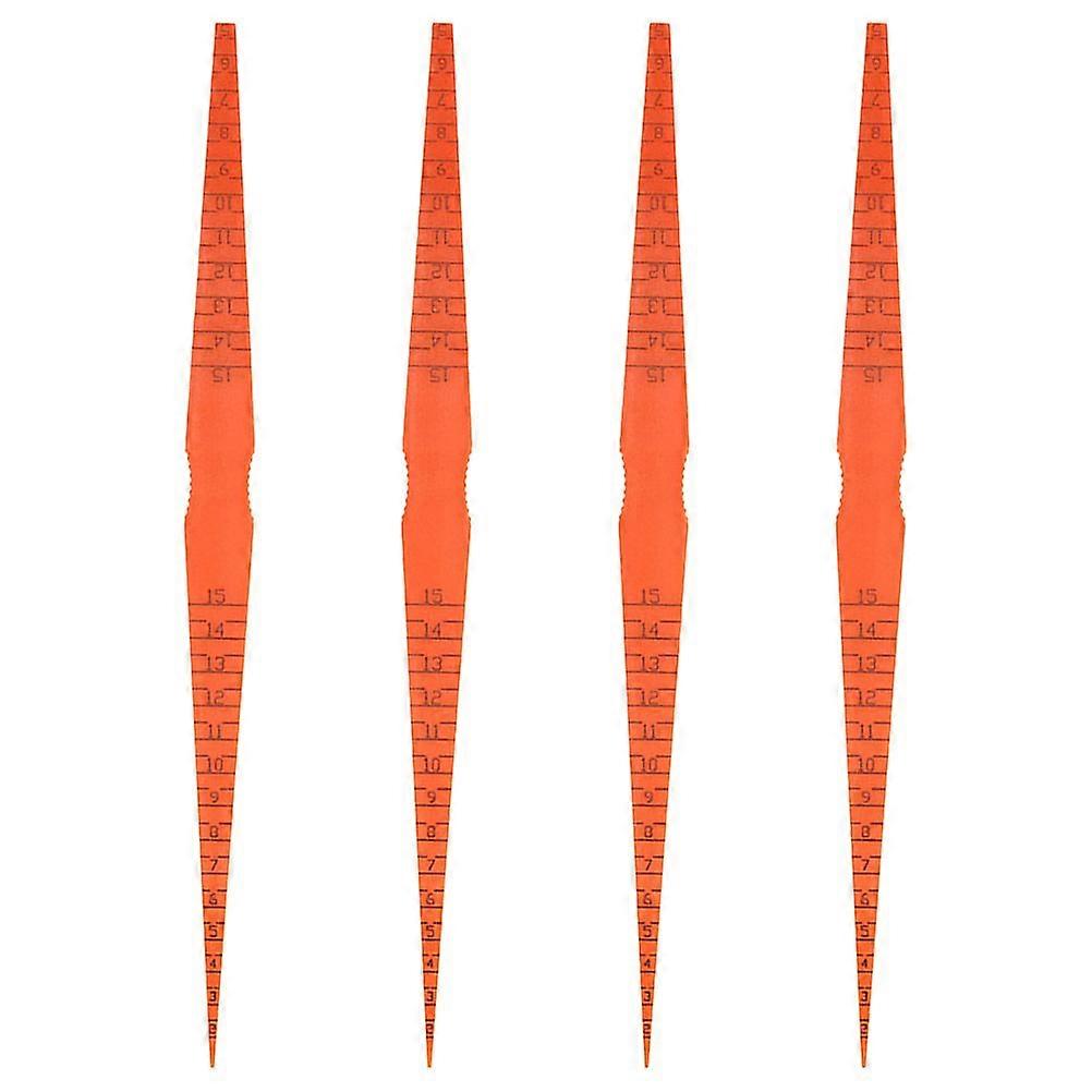 4pcs Gap Measuring Tools Gap Tool Plastic Gauge Alignment Bar Door Panel Gap Measuring Taper Gap Gauge Door Alignment Tool