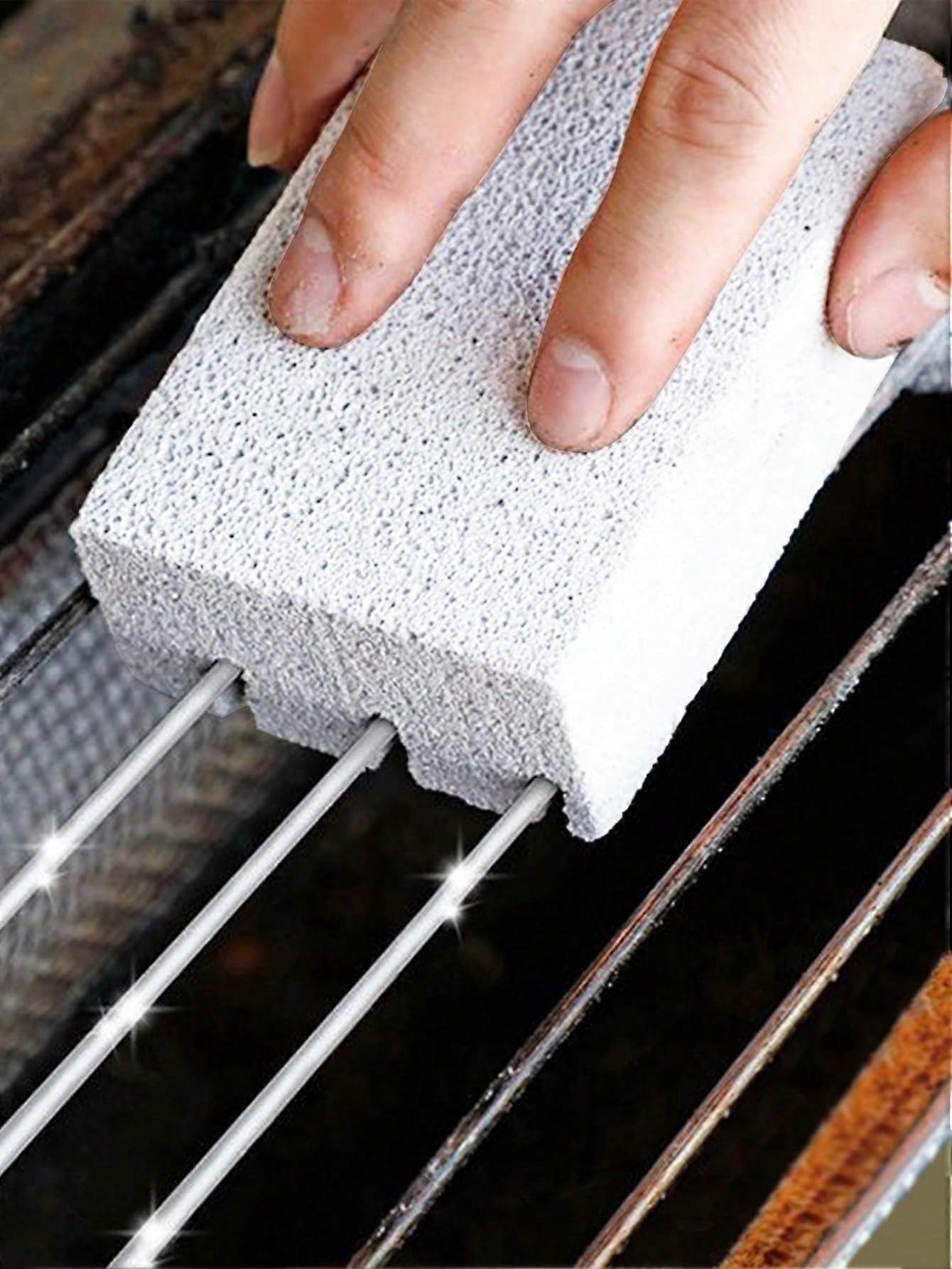 Grill Cleaning Block for Deep Grease Removal, NonScratch Pumice Stone BBQ Grill Scraper Tool
