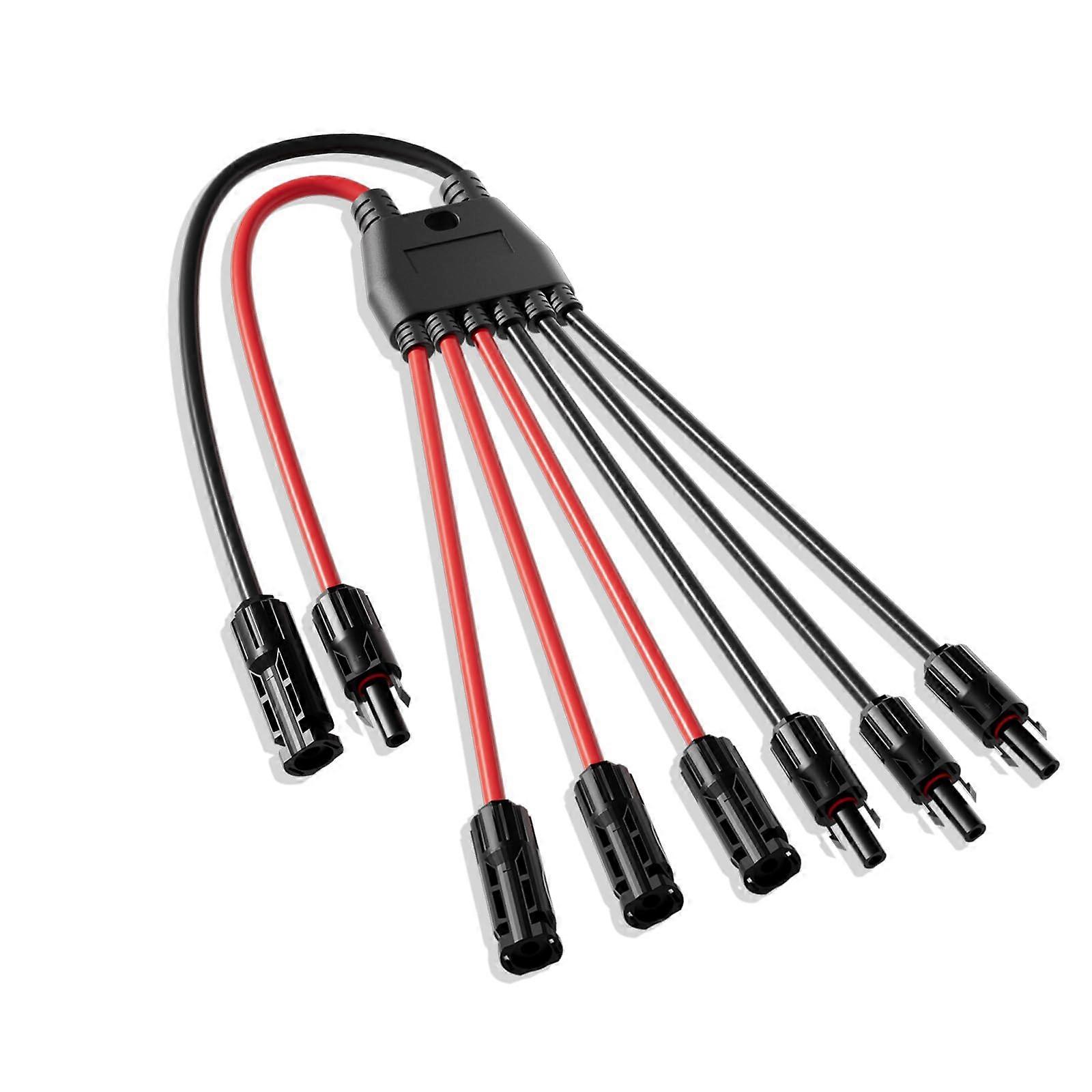 Solar Panel Connector MC4 Y Branch Adapter Cable Waterproof Splitter for Parallel PV Systems