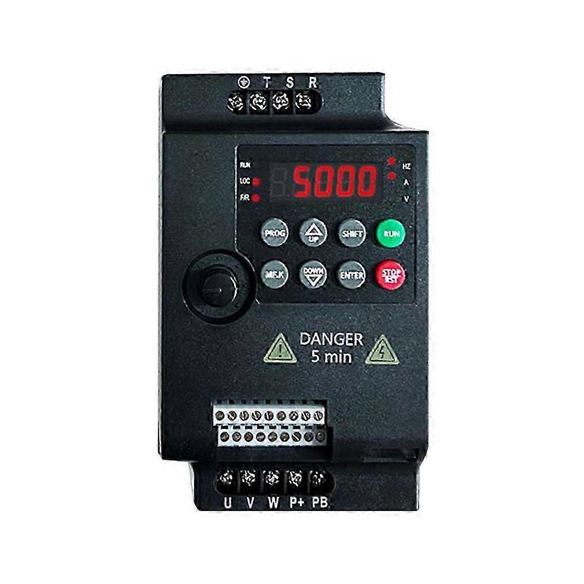Mini VFD Inverter 220V Single-Phase Input and 220v Output Frequency Converter for Single-Phase Capac