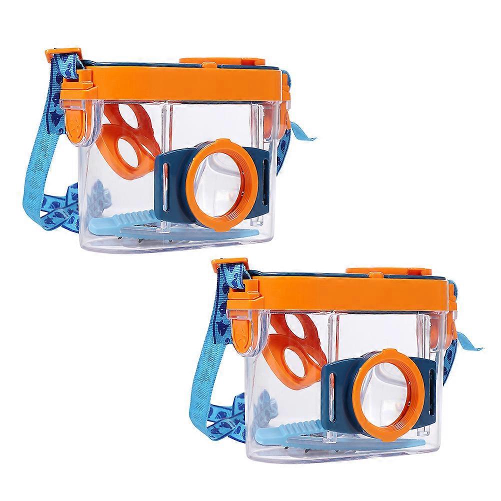 Outdoor Insect Viewers Magnifying Boxes for Observation with 4Pcs Set