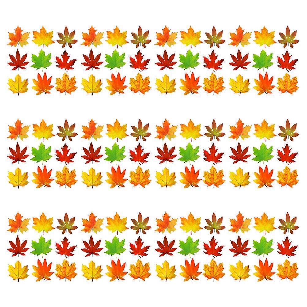 Orange Autumn Leaf Cutouts for Fall Bulletin Board Decor 270Pcs