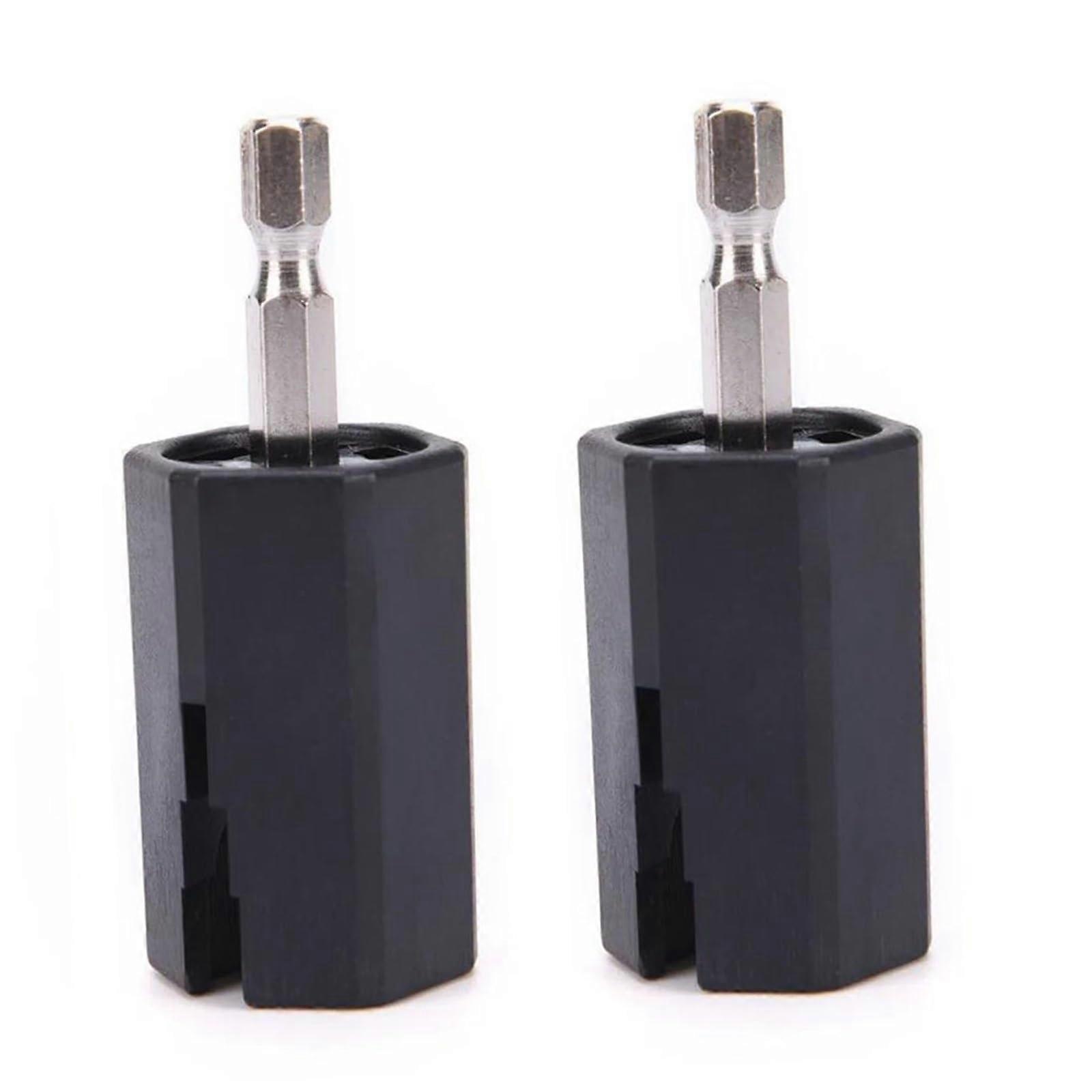 Pack of 2 Guitar String Button Drill Bits for Electric Drill Quick and Damage Replacement