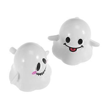 2 stks Halloween Roterende Geest Opwindbaar Speelgoed Wandelen Rekwisieten Uurwerk Speelgoed Horror Thema Feest Gunsten Willekeurig Patroon