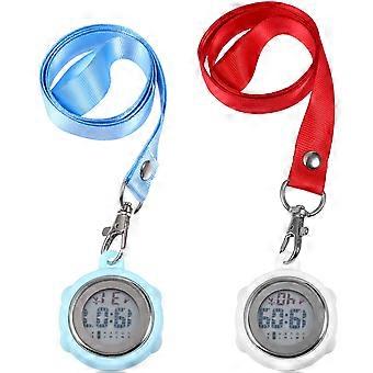 Stopwatch with Buckle Lanyard for Referees 2Pcs Set