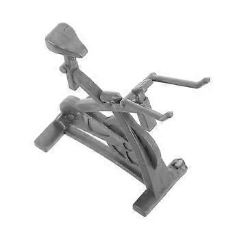 Fitnessgerät Modell Heimtrainer für Bürodekoration Grauer Kunststoff