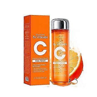 Vitamin-C-Gesichtswasser, Koreanisches Vitamin-C-Gesichtswasser, Gesichtswasser 5 in 1 Vitamin-C-Serum 130 ml – Aufhellend – Gleicht den Hautton aus_DUIBW