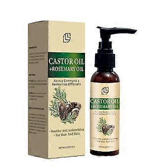 Castor Rosemary Hair Oil Castor oil and Rosemary Oil For Hair Growth and skin, Scalp & Hair Strength