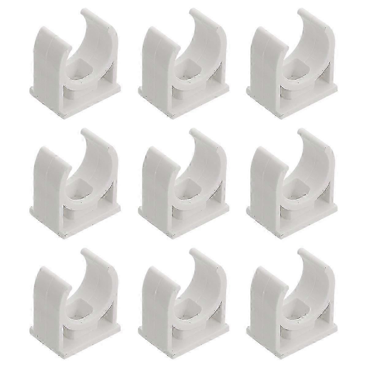 Clamp Holder Talon Pipe Support for Pipe Durable White PVC Clamp