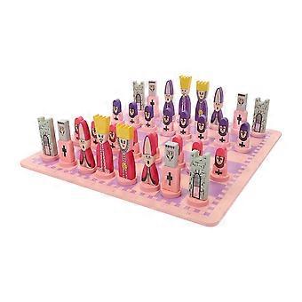 1 Set of Travel Chess Set with Chess Board Educational Toys for Kids and Adults