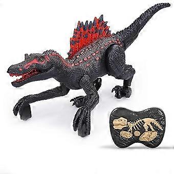 Dinosaurio Juguetes Plástico Walking Robot 2.4g Rc Regalo electrónico de cumpleaños realista recargable - Snngv