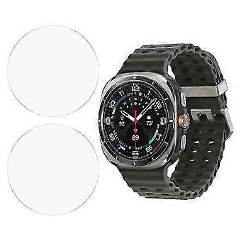 Paquete de 2 protectores de pantalla de vidrio templado 2.5D HD compatibles con Samsung Galaxy Watch8 Classic de 47 mm (referencia A-H).