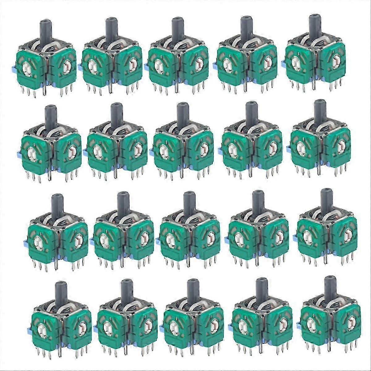 20 PCS 3D Analog Joystick Thumb Stick for Switch Pro Game Controller