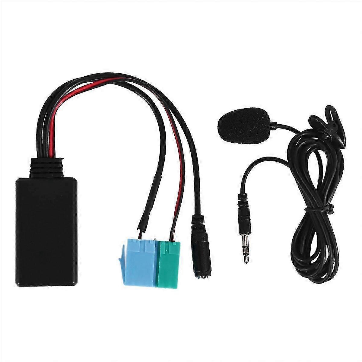 Car Bluetooth Audio Cable Microphone Adapter ISO for Grande 2007