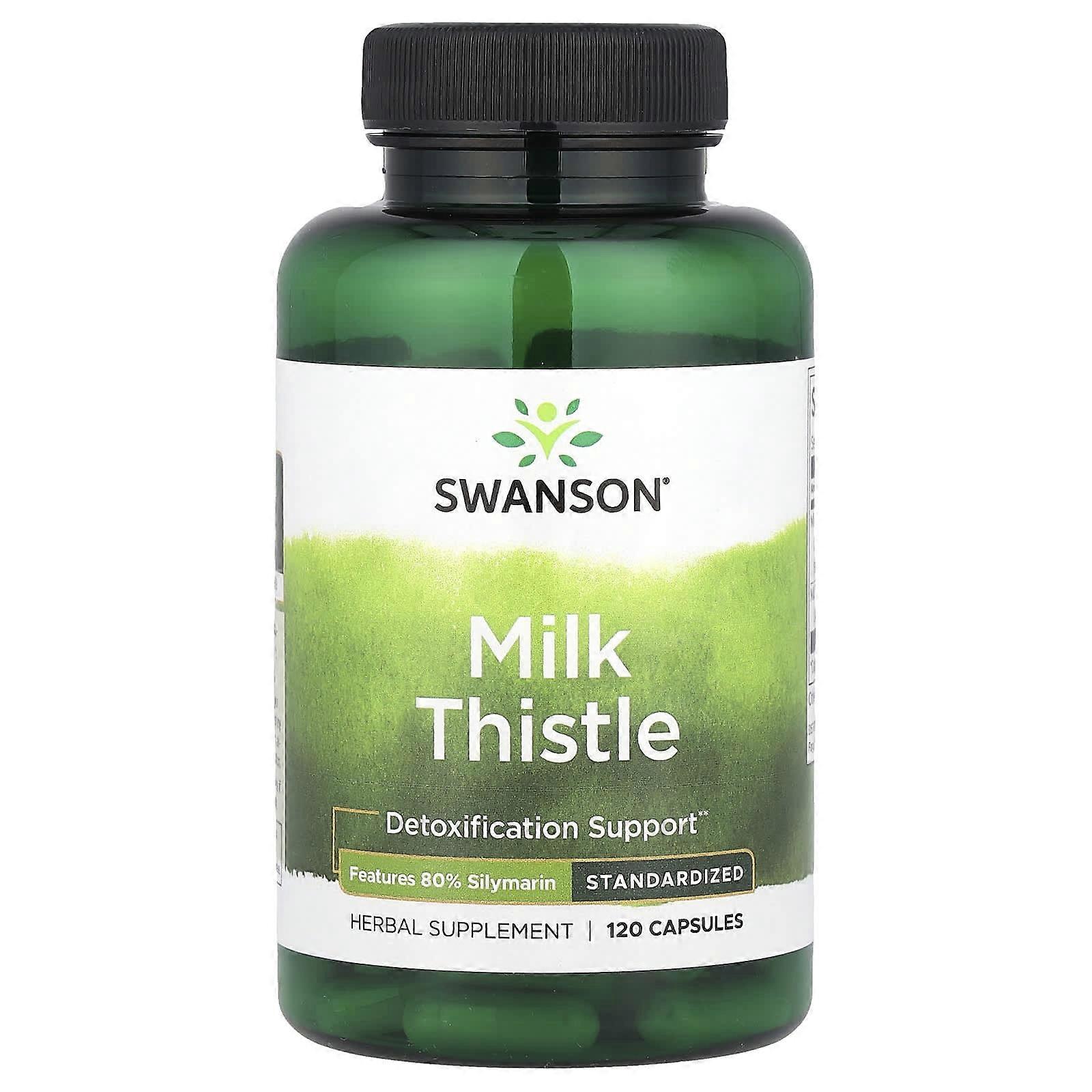 Swanson, Milk Thistle, 120 Capsules, 2-Pack