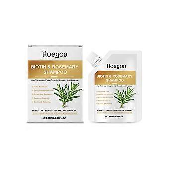 Shampoo al rosmarino e biotina, 2 pezzi, detergente delicato per capelli, idratante e ammorbidente, per la cura quotidiana dei capelli.