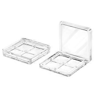 Transparenter Behälter Lippenstift Leeres Make-up Leeres Lidschattenetui Leerer Lidschattenbehälter Leere Lidschattenpalette