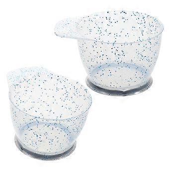 2 peças Tigela de Tintura de Cabelo Tigelas de Cor de Cabelo Tigela de Mistura de Plástico Tigela de Mistura de Cores Ferramentas de Tintura de Cabelo DIY Ferramentas de Coloração de Tintura de Cabelo Tigela de Cor de Tintura de Cabelo para Cabelo D