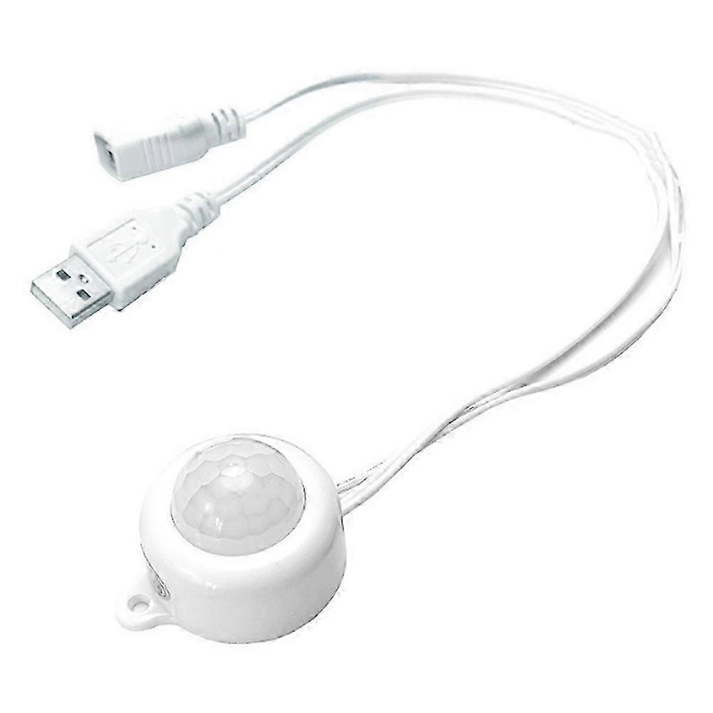 Mini LED Motion Sensor Switch, IR Activated LED Switch Controller with USB Cable compatible with LED Light Strips