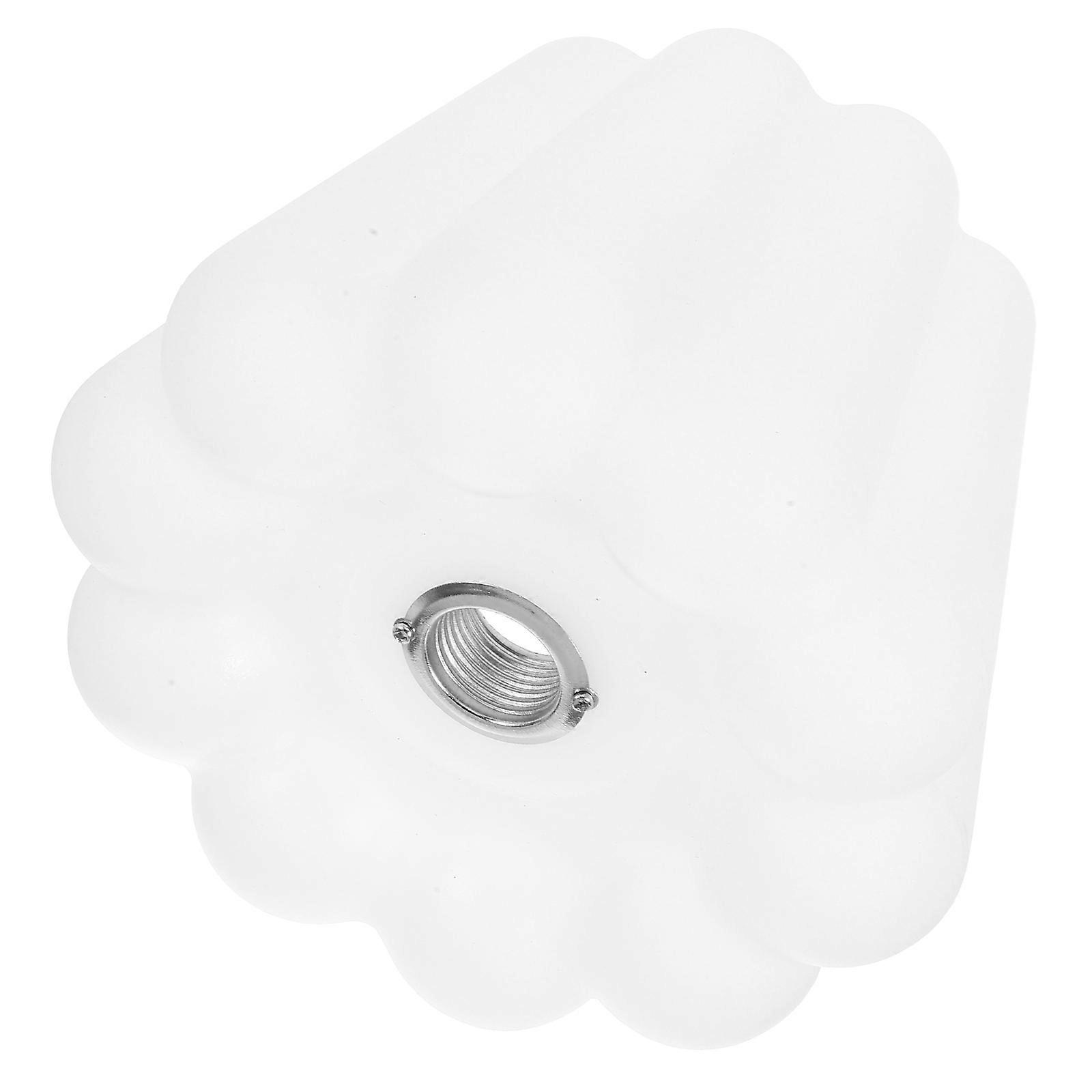 White Acrylic Ceiling Lamp Shade Pudding Shape Table Lamp Shade Replacement