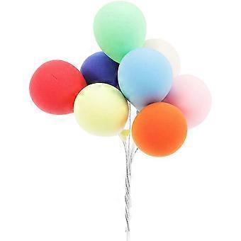 8Pcs Miniature Balloons Mini Clay Balloons Micro Landscape Balloon compatible with Bonsai Decoration