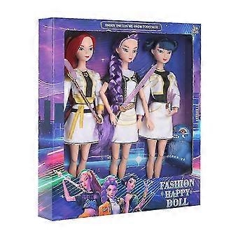 Girls Group Action Figures Set - Rumi, Mira, Zoey Anime Dolls | Perfect Gift for Fans & Collectors