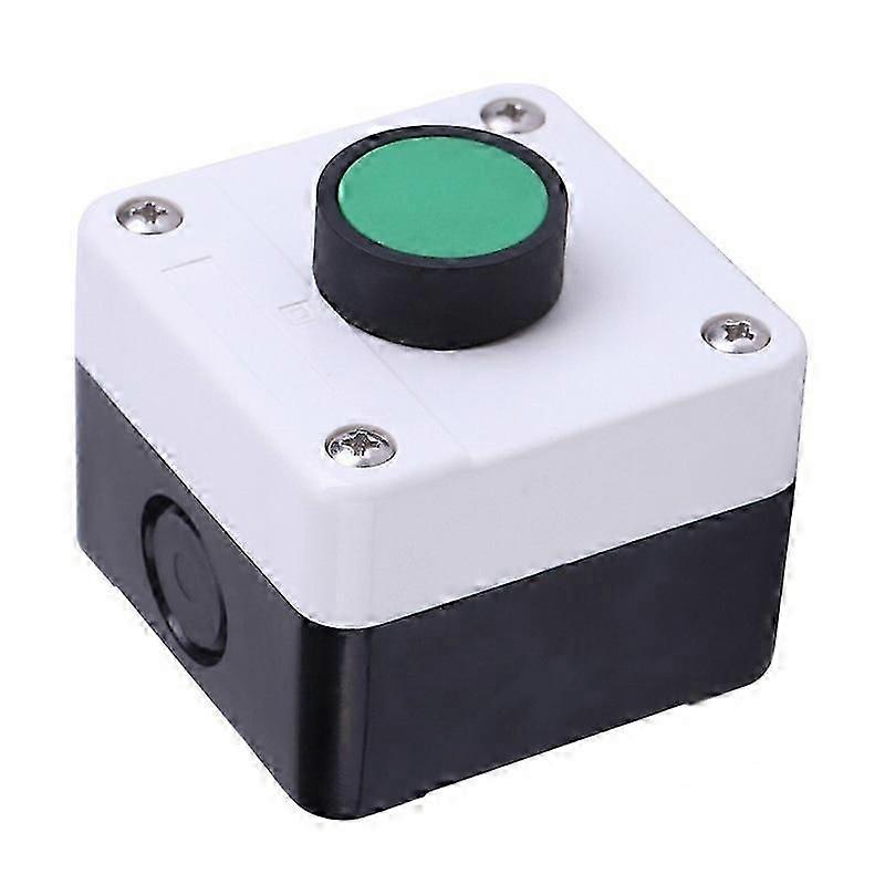 Weatherproof Push Button Switch Box Opener Green Control Gate 1 Switch