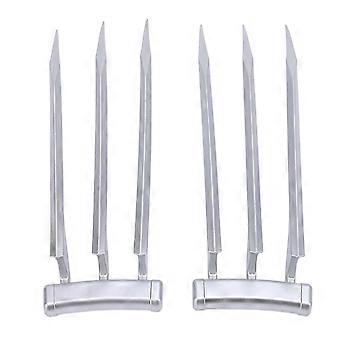 1 paire de griffes de loup en plastique, accessoire de cosplay pour enfants et adultes