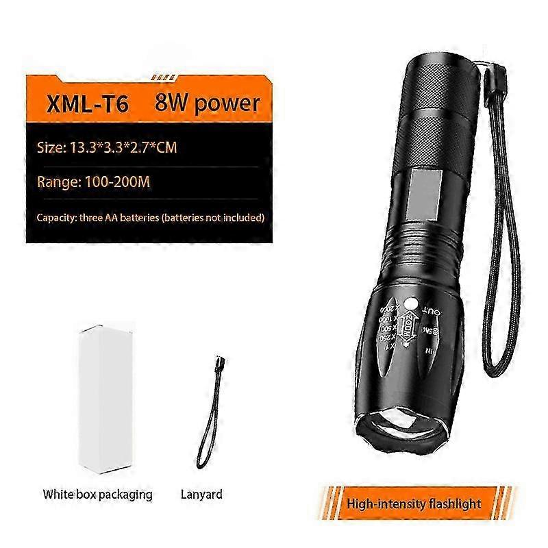 Vitaltac Flashlight, Ailsion Bright Flashlight, Zoomable Beam Flashlight