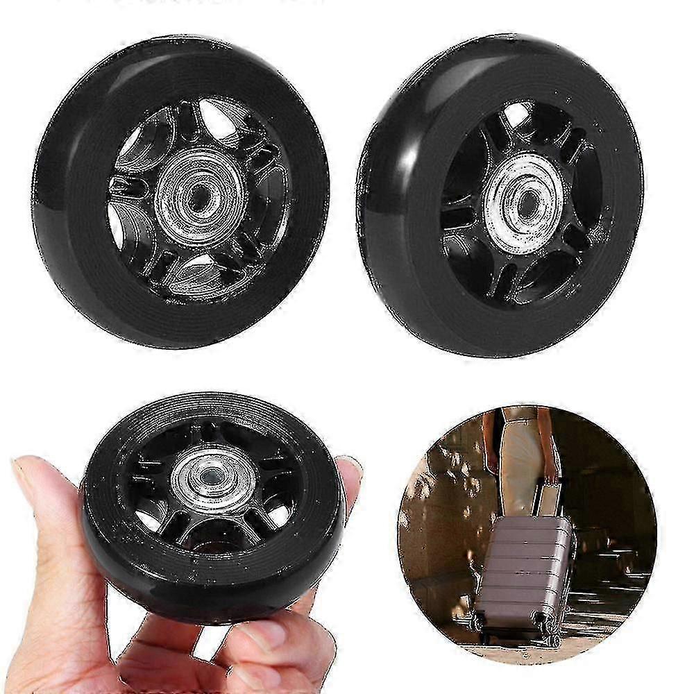 2pcs Suitcase Replacement Wheels 70mm*24mm