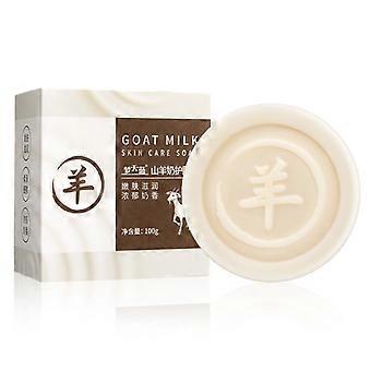 Goat milk soap handmade soap oil control face wash bath long-lasting fragrance bath goat milk cleansing soap 1
