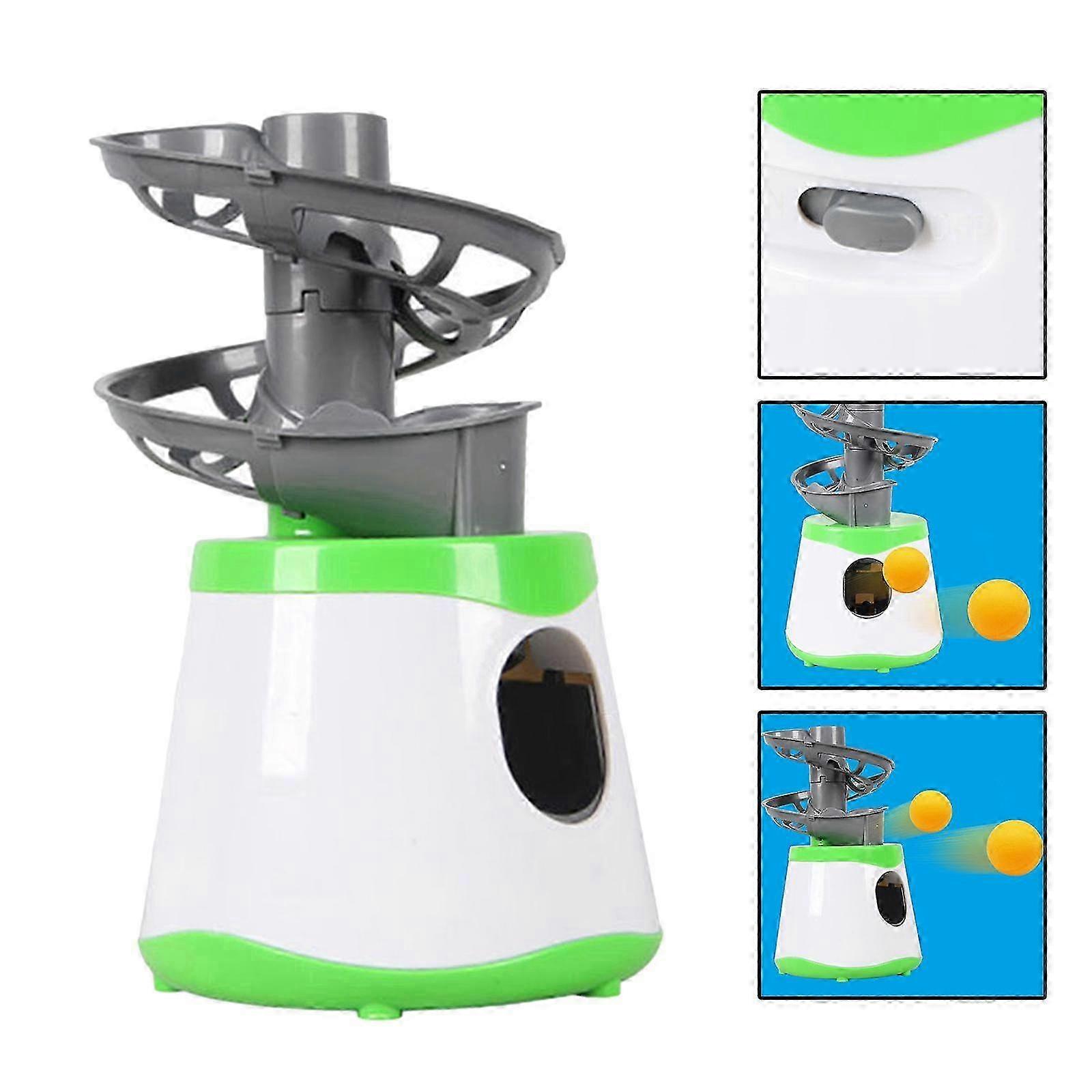 Mini Table Tennis Robot Training Automatic PingPong Ball Machine Blue