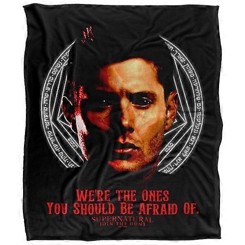 Supernatural Dean Winchester Afraid Soft Touch Blanket