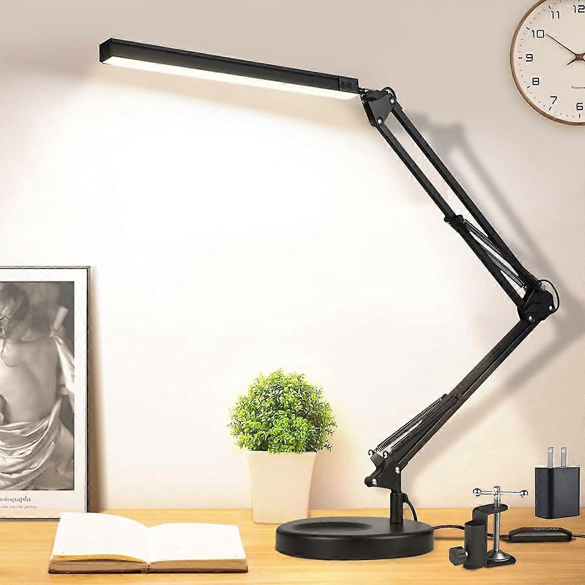 Adjustable Foldable Clamp Lamp with Eye-Caring LED Light