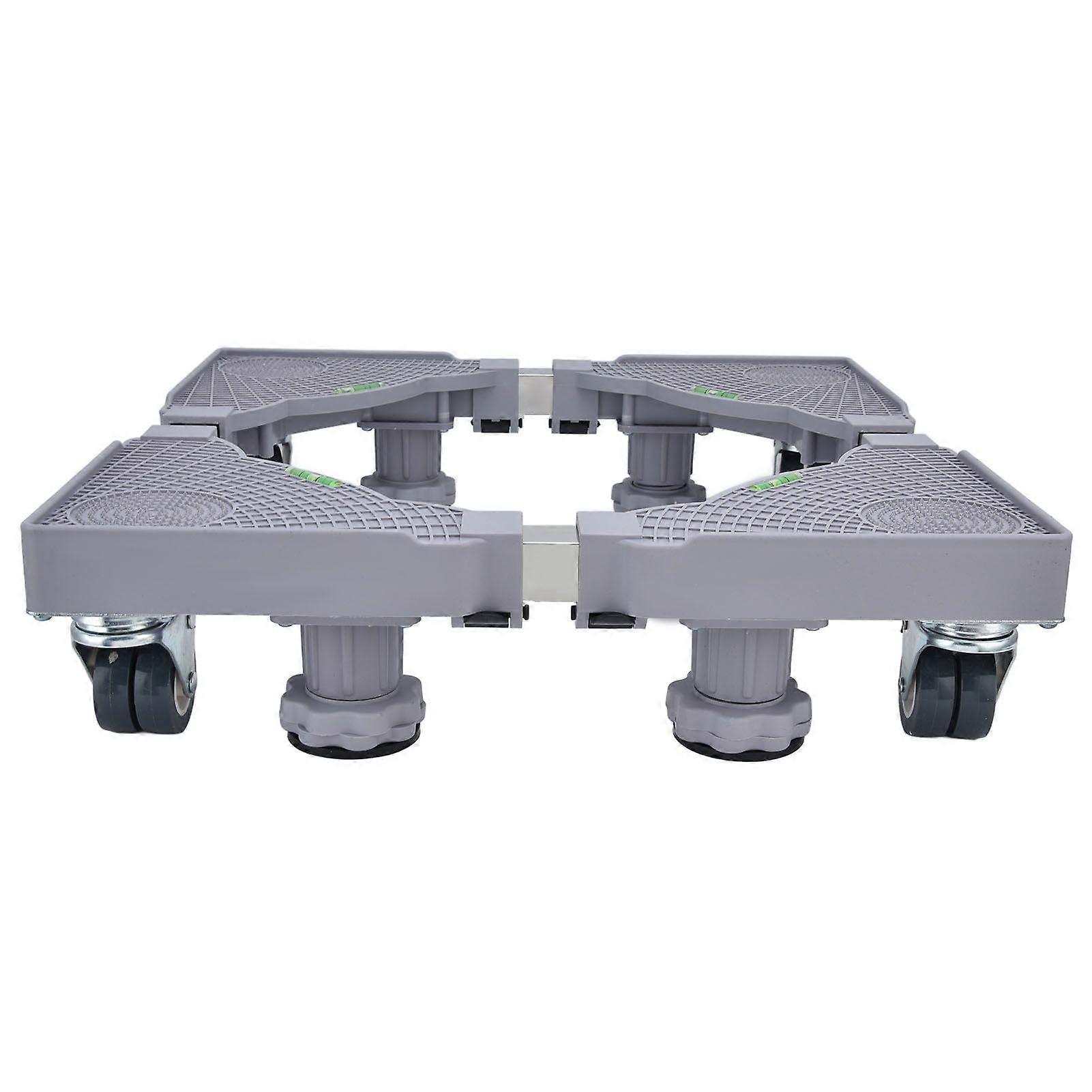 Washing Machine Stand Multifunctional Movable Adjustable Base Mobile Roller with Locking Wheels